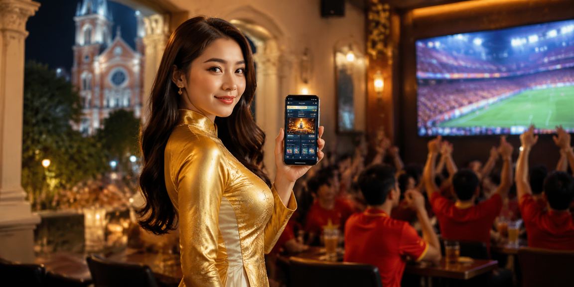 Cộng đồng esports Hồ Chí Minh theo dõi kèo VALORANT qua điện thoại trong trang phục áo dài